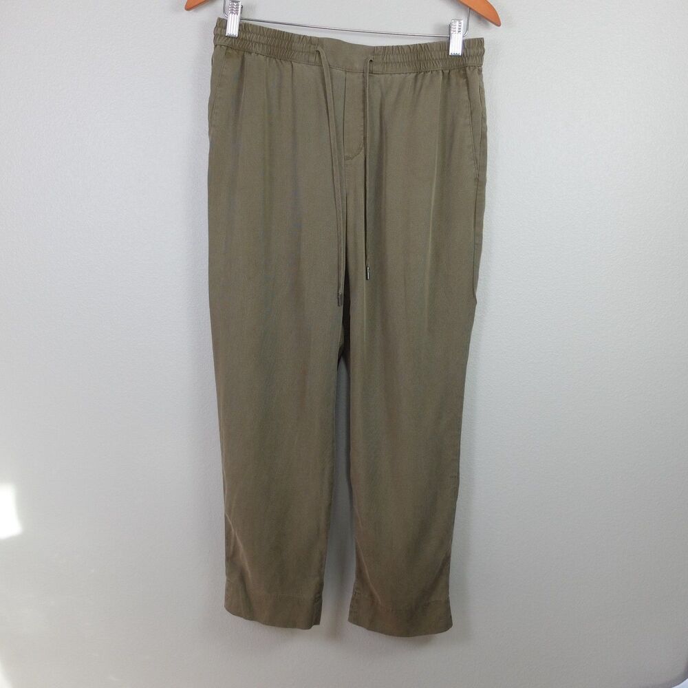 Banana Republic Olive Green Pull On Drawstring Pants Size Small